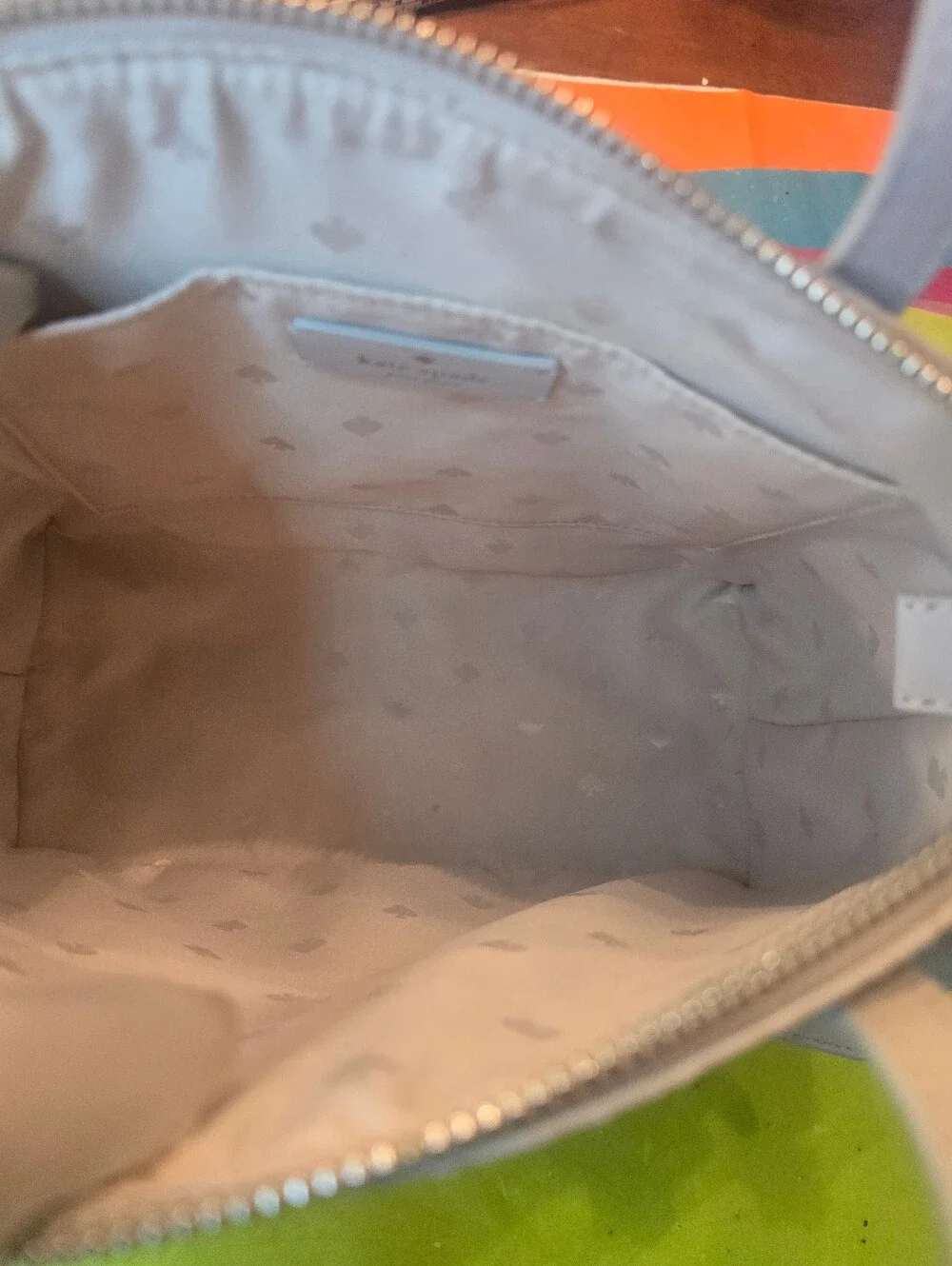 Kate Spade Flash Glitter Mixed Saffiano Satchel With Crossbody Strap Like New
